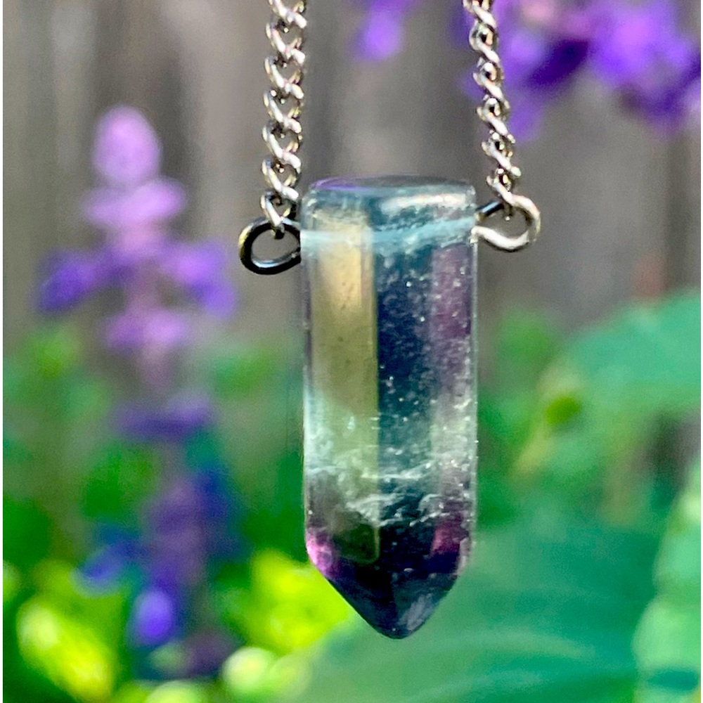 Fluorite Pendant Necklace